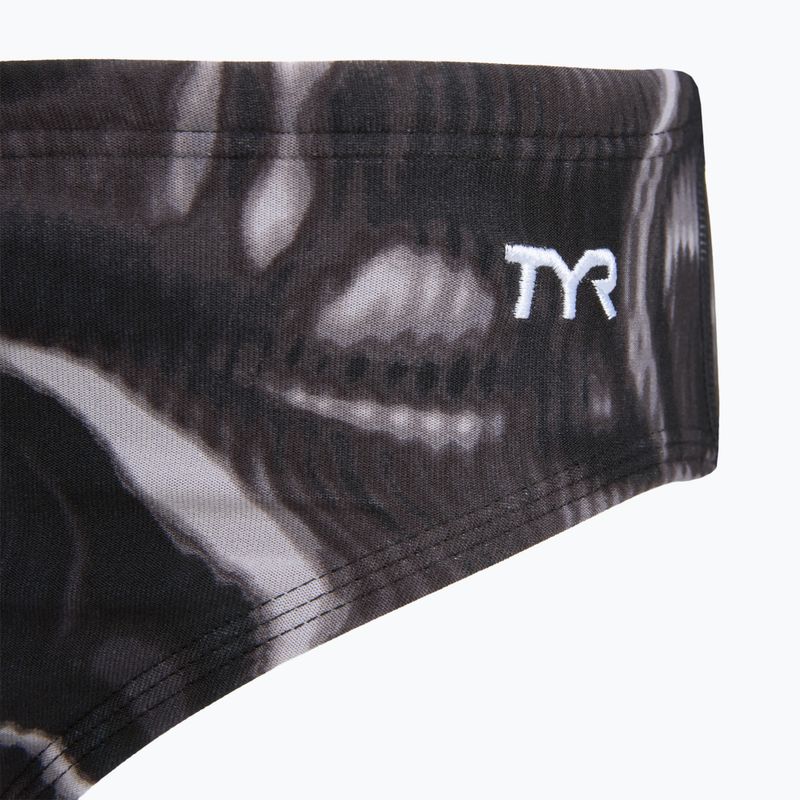 Мъжки бански тип слип TYR Durafast Elite Waveform Brief titanium 3