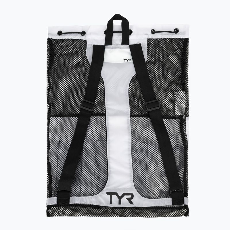 Торба за плуване TYR Big Mesh Mummy Bag 40 l white 2