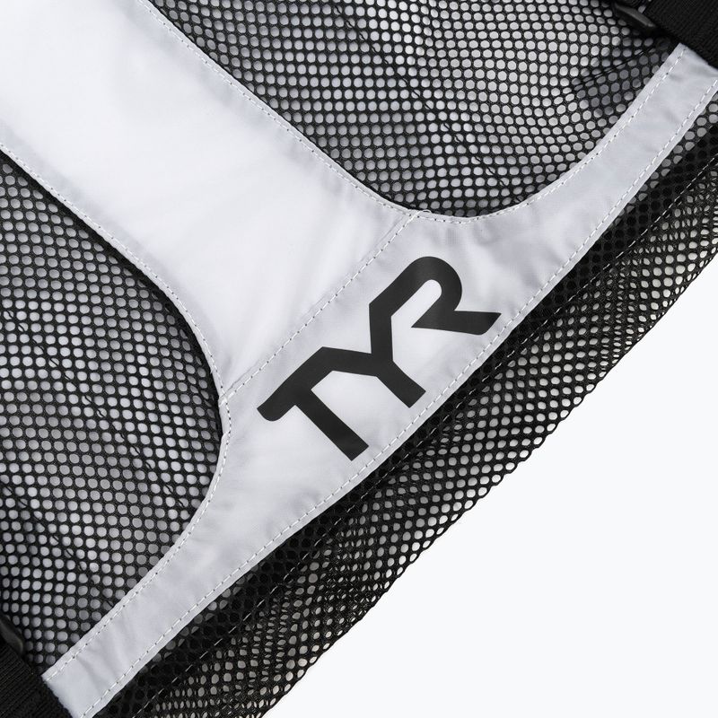 Торба за плуване TYR Big Mesh Mummy Bag 40 l white 3