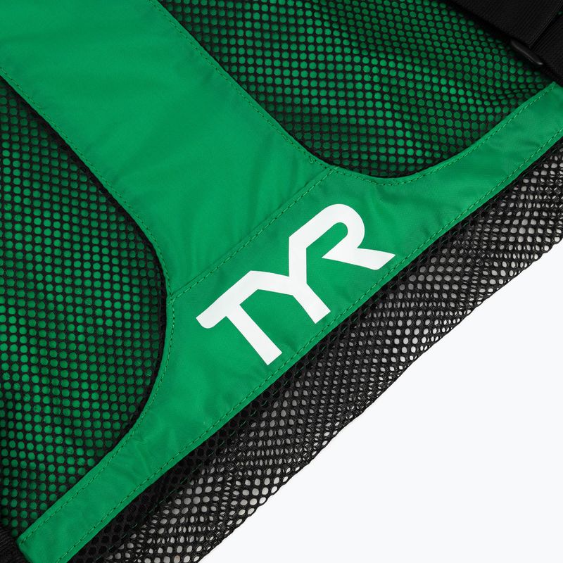 Торба за плуване TYR Big Mesh Mummy Bag 40 l kelly green 3