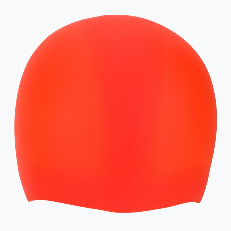 Шапка за плуване TYR Wrinkle Free Silicone bright red 2
