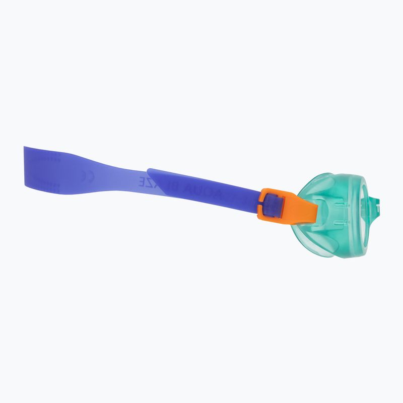 Детски очила за плуване TYR Aqua Blaze green/orange 3