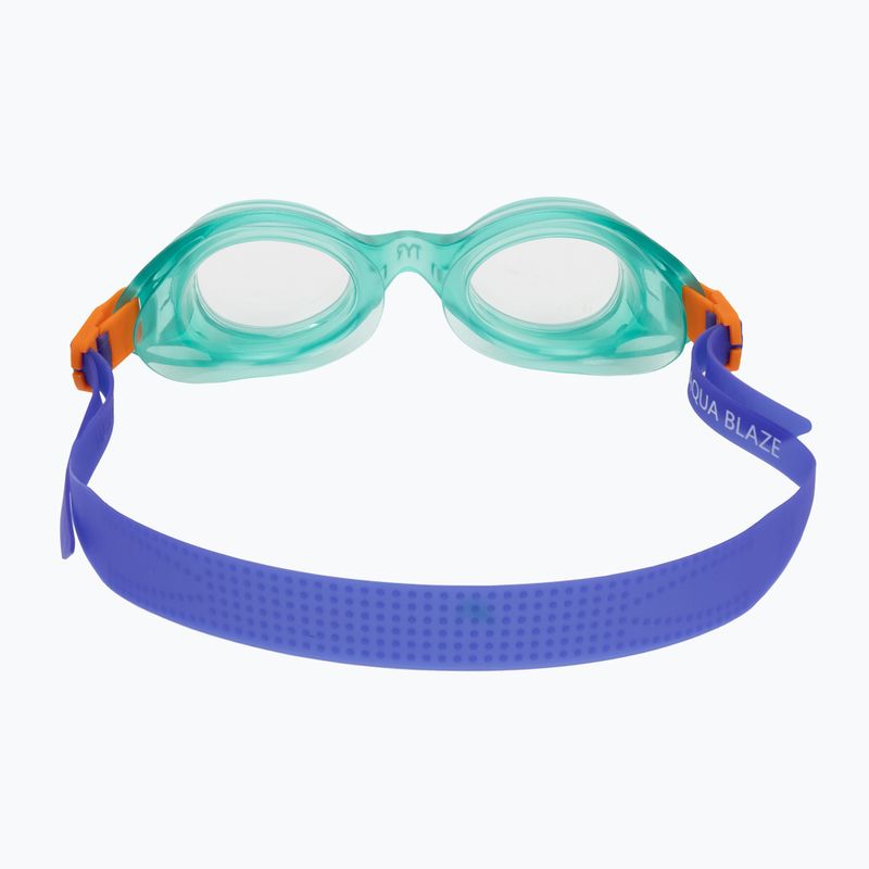 Детски очила за плуване TYR Aqua Blaze green/orange 4