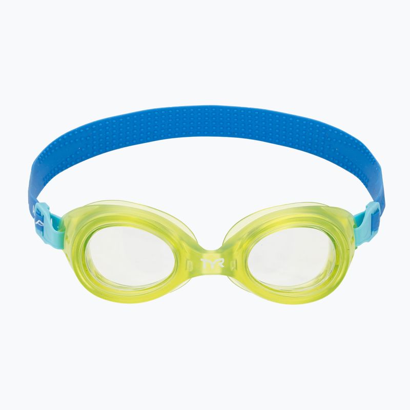 Детски очила за плуване TYR Aqua Blaze royal/lime 2