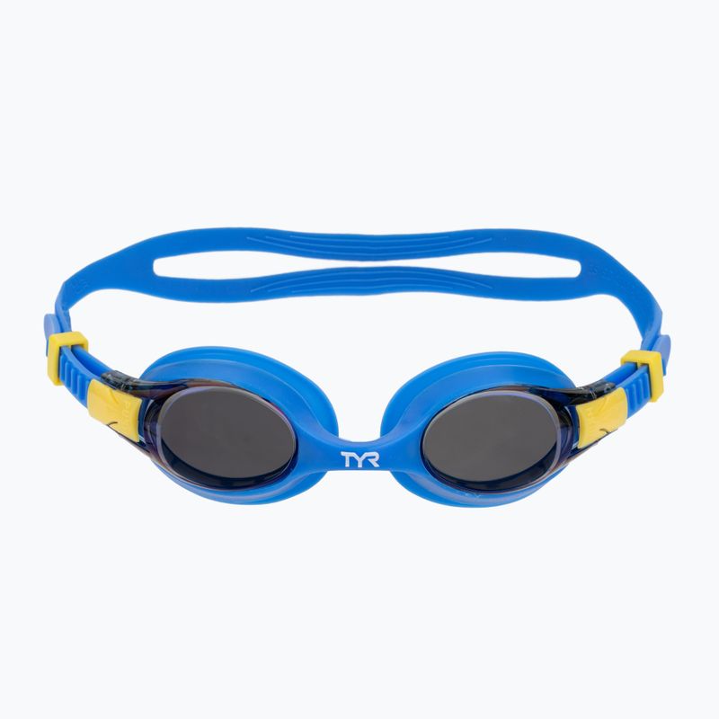 Детски очила за плуване TYR Swimple Metallized blue/yellow 2