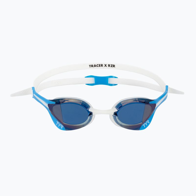 Очила за плуване TYR Tracer-X Elite Racing Mirrored blue/white 2