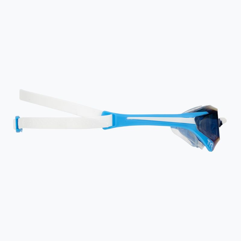 Очила за плуване TYR Tracer-X Elite Racing Mirrored blue/white 3
