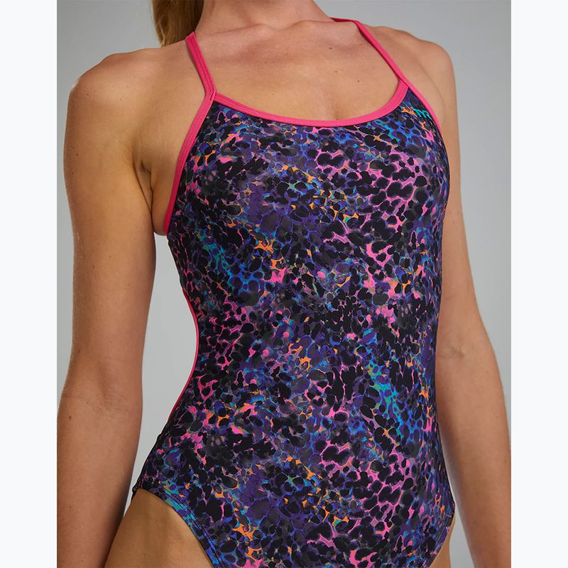 Дамски цял бански костюм TYR Durafast Elite Trinityfit petunia stipple 6