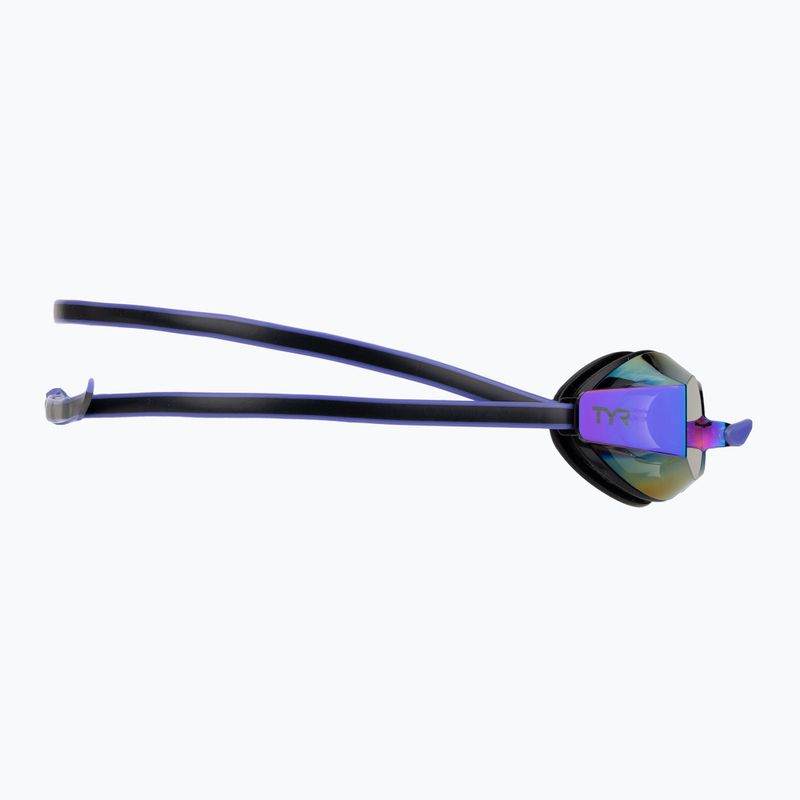 Дамски очила за плуване TYR Blackops 140 Ev Racing Mirrored purple/green 3