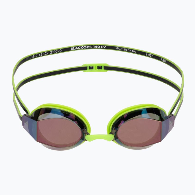 Очила за плуване TYR Blackops 140 Ev Racing Mirrored bright green/black 2