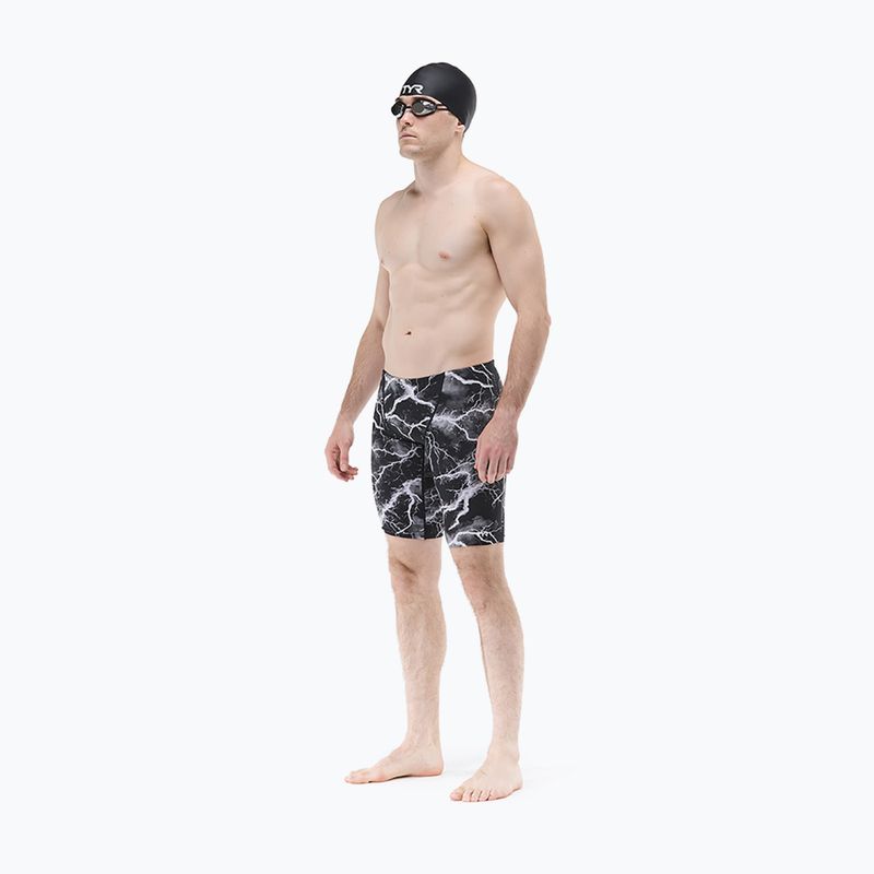 Мъжки шорти за плуване тип клин TYR Durafast Elite Arterix Jammer titanium 5