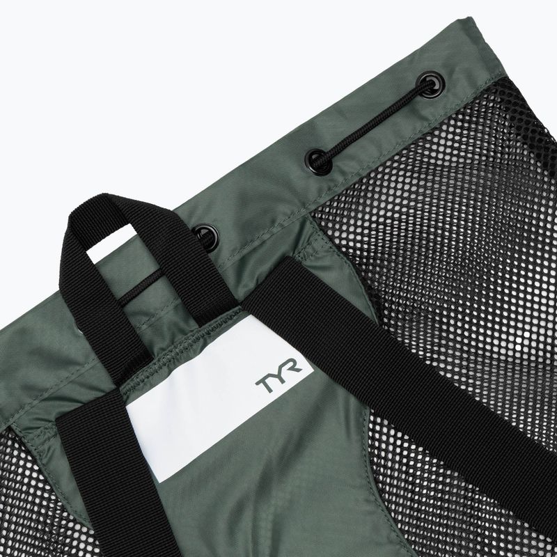Торба за плуване TYR Big Mesh Mummy 40 l olive 4