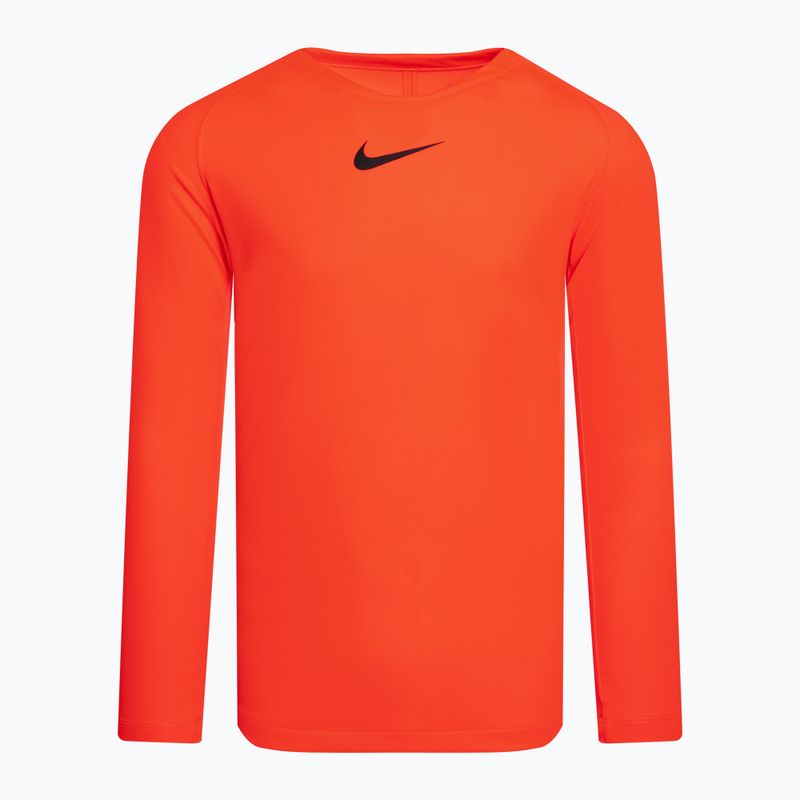 Детска термоактивна блуза Nike Dri-FIT Park First Layer bright crimson/black