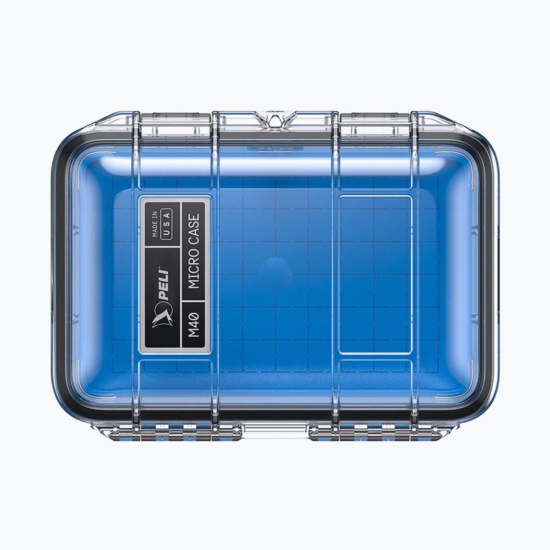 Контейнер за съхранение PELI M40 Micro Case clear blue 3