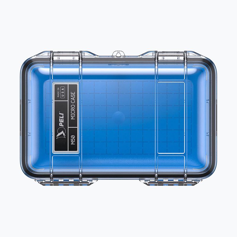 Контейнер за съхранение PELI M50 Micro Case clear blue 3