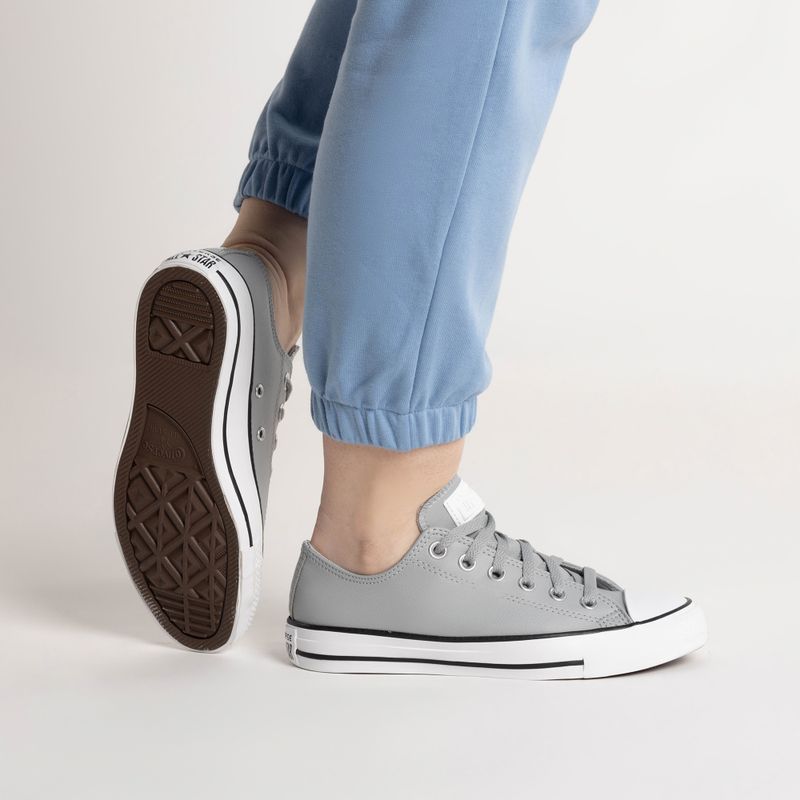 Converse Chuck Taylor All Star Ox дамски маратонки ash stone/ash stone/white 2