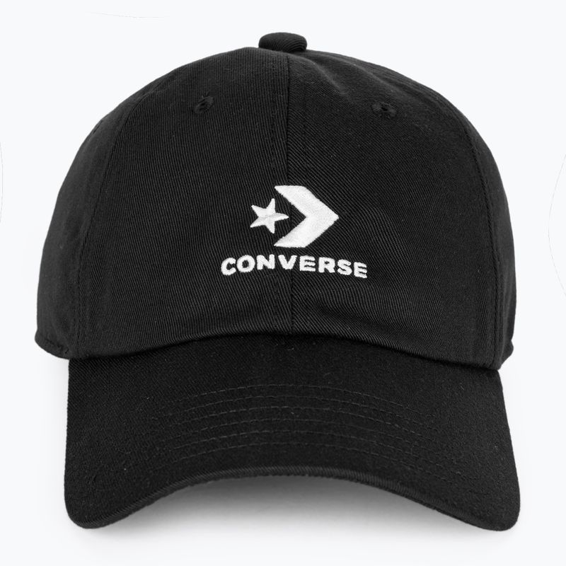 Бейзболна шапка Converse Logo Lock Up 10022131-A01 converse black 2