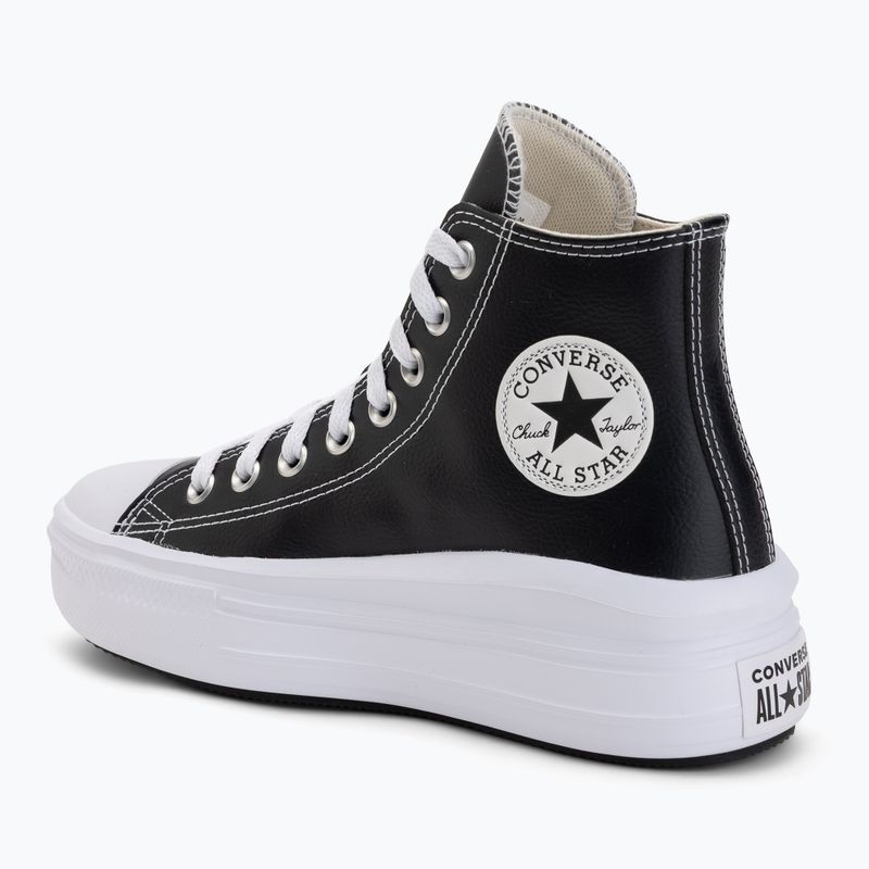 Дамски кецове Converse Chuck Taylor All Star Move Platform Leather black 3