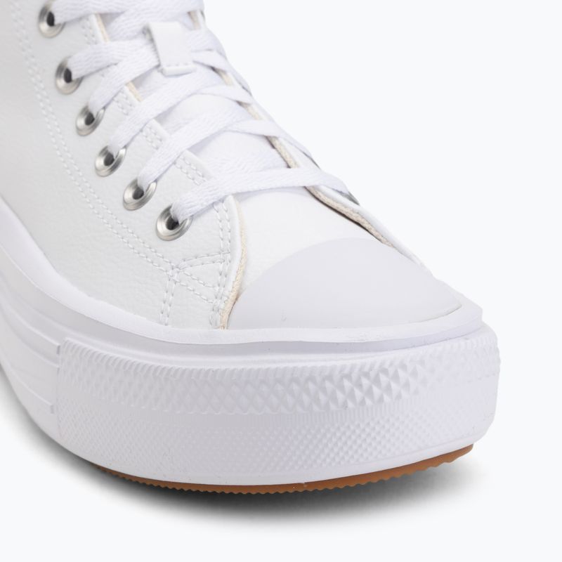 Дамски кецове Converse Chuck Taylor All Star Move Platform Leather white 7