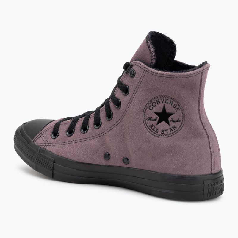 Кецове Converse Chuck Taylor All Star Hi Suede Faux Fur grey/purple 3