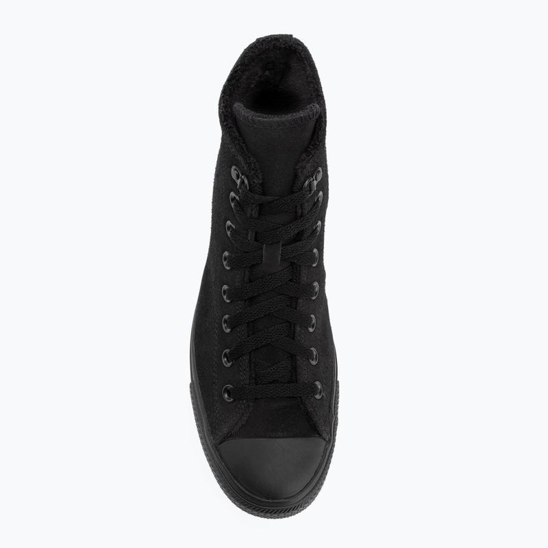 Кецове Converse Chuck Taylor All Star Hi Suede Faux Fur black 5