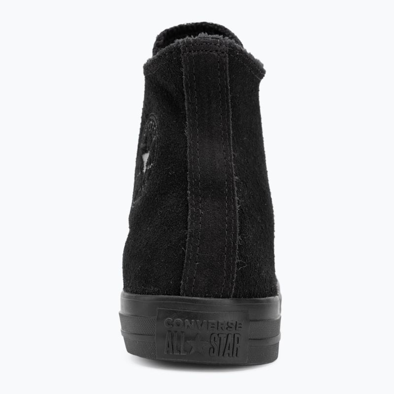 Кецове Converse Chuck Taylor All Star Hi Suede Faux Fur black 6