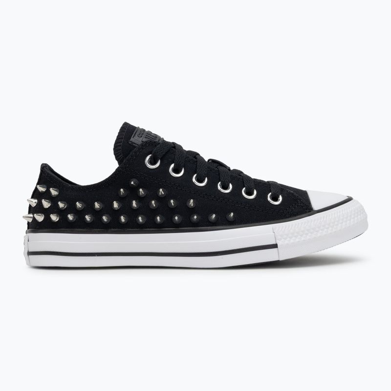 Детски маратонки Chuck Taylor All Star Studded черни/силиконови/бели 2