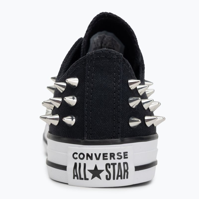 Детски маратонки Chuck Taylor All Star Studded черни/силиконови/бели 6