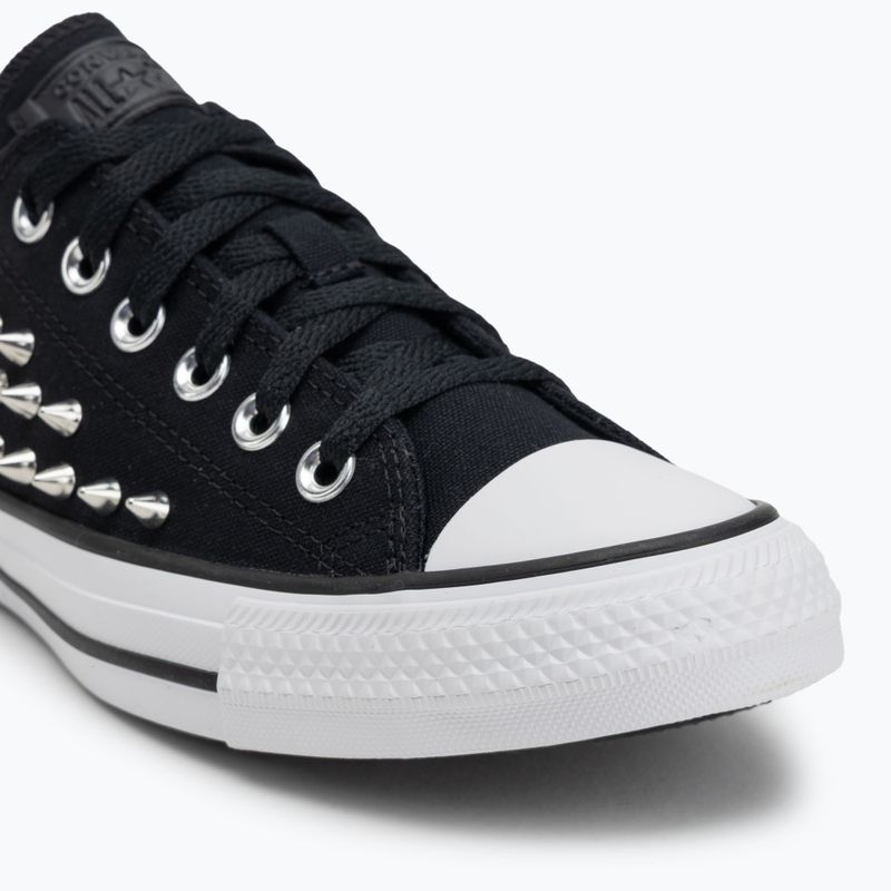 Детски маратонки Chuck Taylor All Star Studded черни/силиконови/бели 7