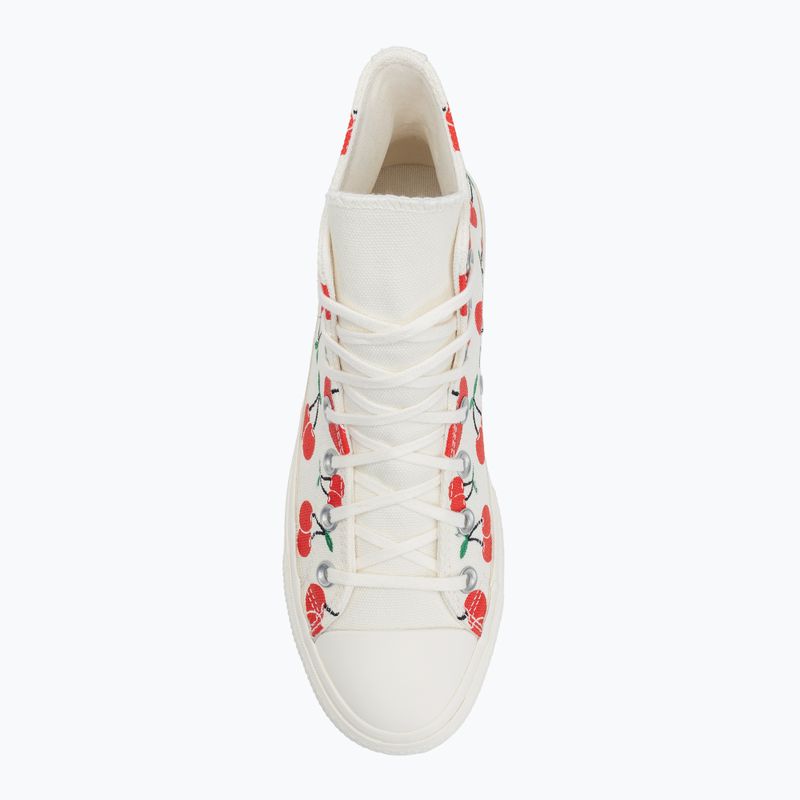 Дамски кецове Converse Chuck Taylor All Star Lift Platform Cherries Hi egret/red/green 5
