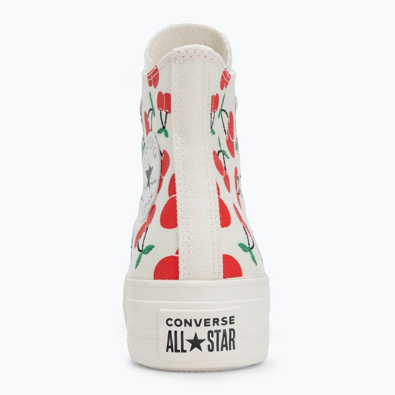 Дамски кецове Converse Chuck Taylor All Star Lift Platform Cherries Hi egret/red/green 6
