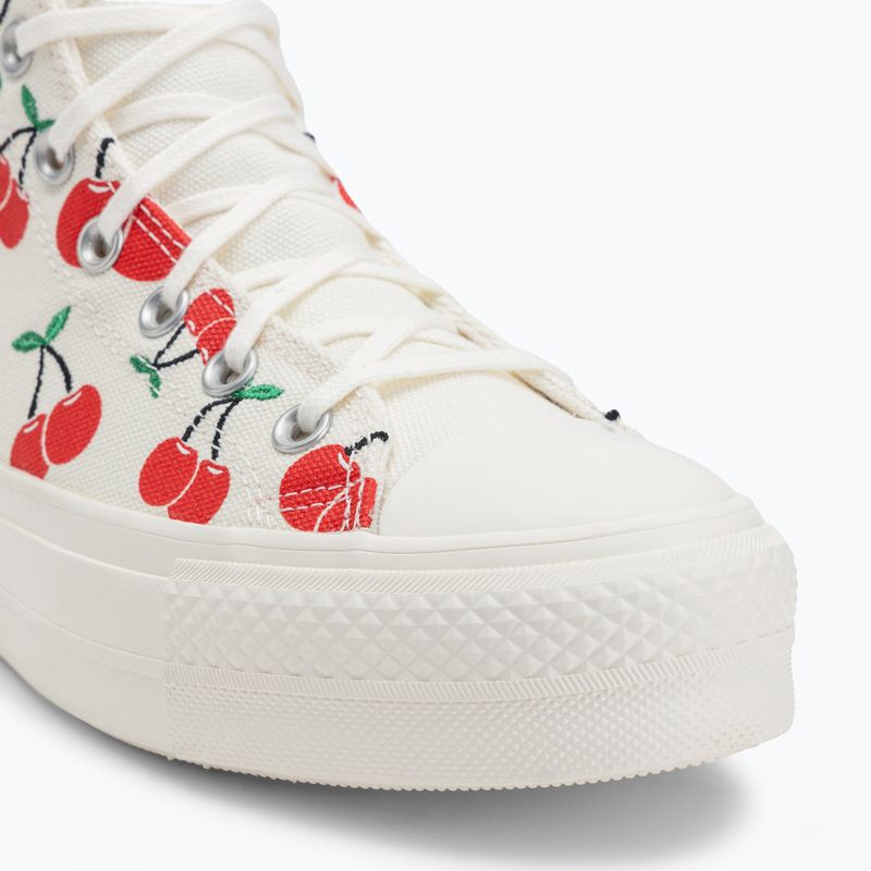 Дамски кецове Converse Chuck Taylor All Star Lift Platform Cherries Hi egret/red/green 7