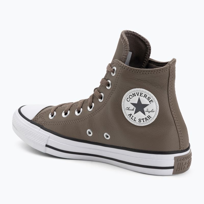 Кецове Converse Chuck Taylor All Star Faux Leather Hi classic taupe/dark matter 3