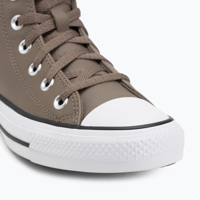 Кецове Converse Chuck Taylor All Star Faux Leather Hi classic taupe/dark matter 7