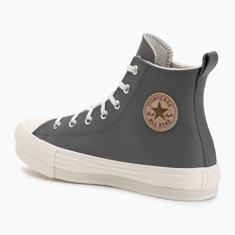 Дамски кецове Converse Chuck Taylor All Star EVA Lift Platform Leather sharkskin/warm quarry/egret 3