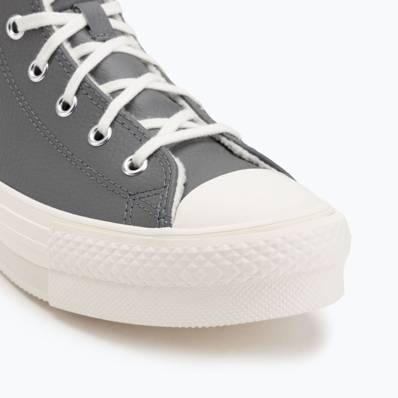 Дамски кецове Converse Chuck Taylor All Star EVA Lift Platform Leather sharkskin/warm quarry/egret 7