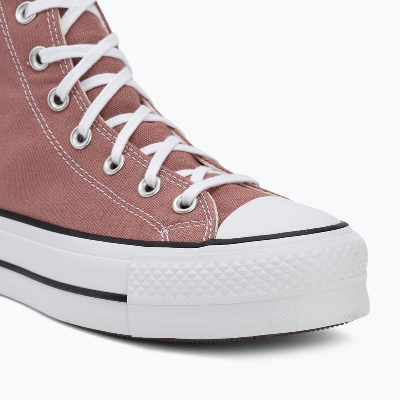 Дамски кецове Converse Chuck Taylor All Star Lift Hi light saddle/natural ivory 7
