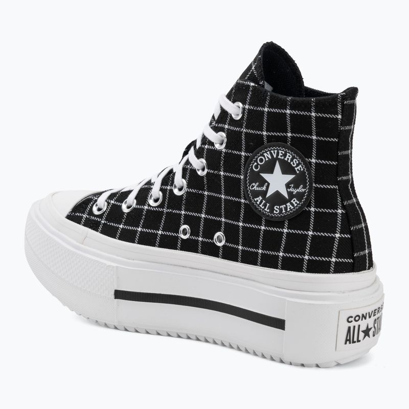 Дамски кецове Converse Chuck Taylor All Star Lift Double Stack Hi black/white 3