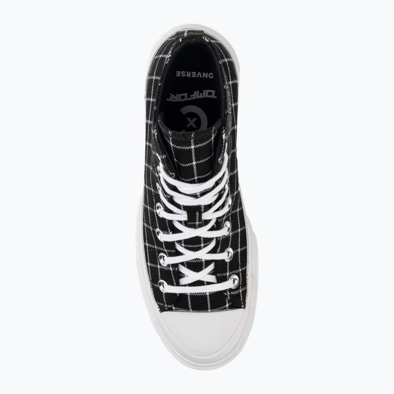 Дамски кецове Converse Chuck Taylor All Star Lift Double Stack Hi black/white 5