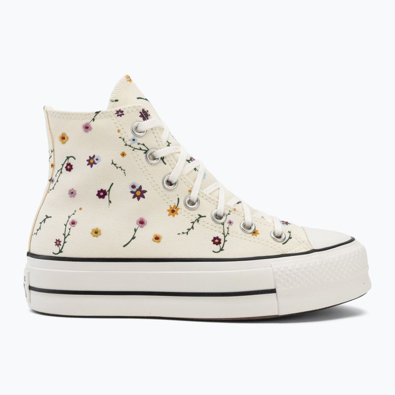 Дамски кецове Converse Chuck Taylor All Star Lift Hi erget/vintage white/black 2