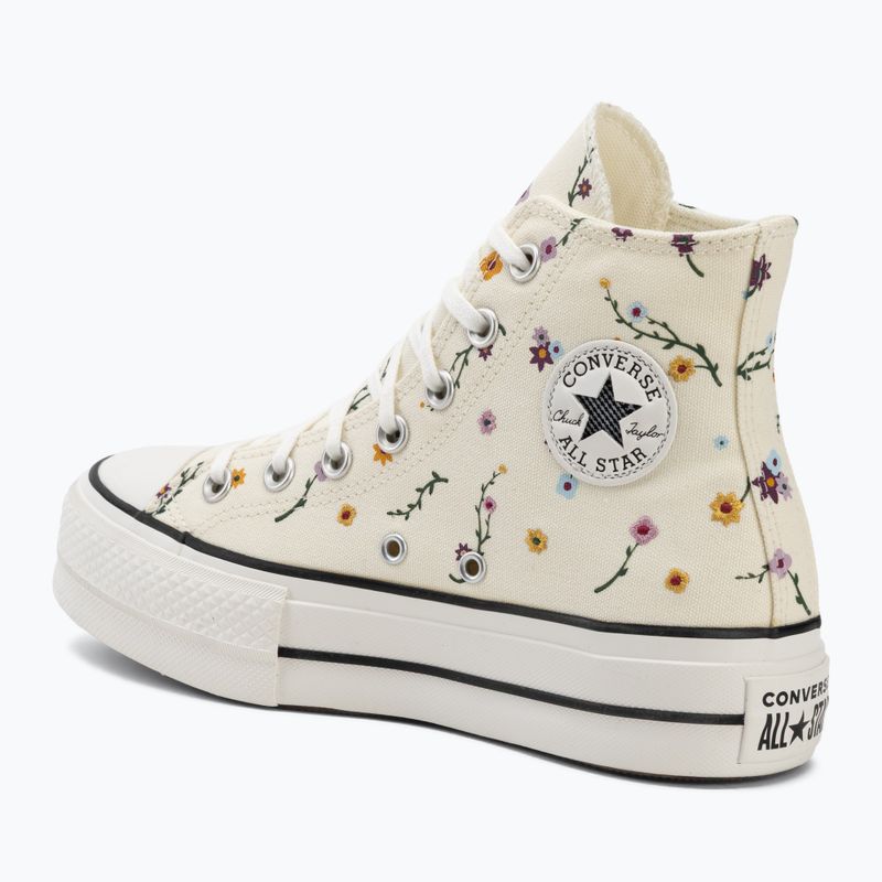 Дамски кецове Converse Chuck Taylor All Star Lift Hi erget/vintage white/black 3