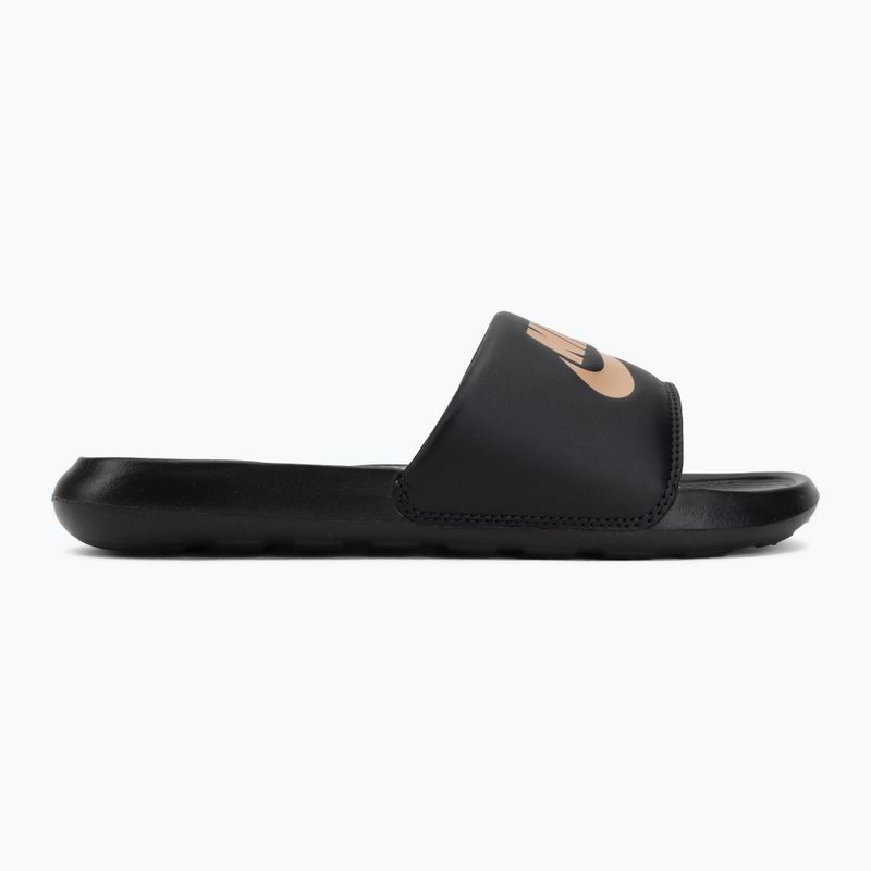 Дамски чехли Nike Victori One Slide black/black/metallic red bronze 2