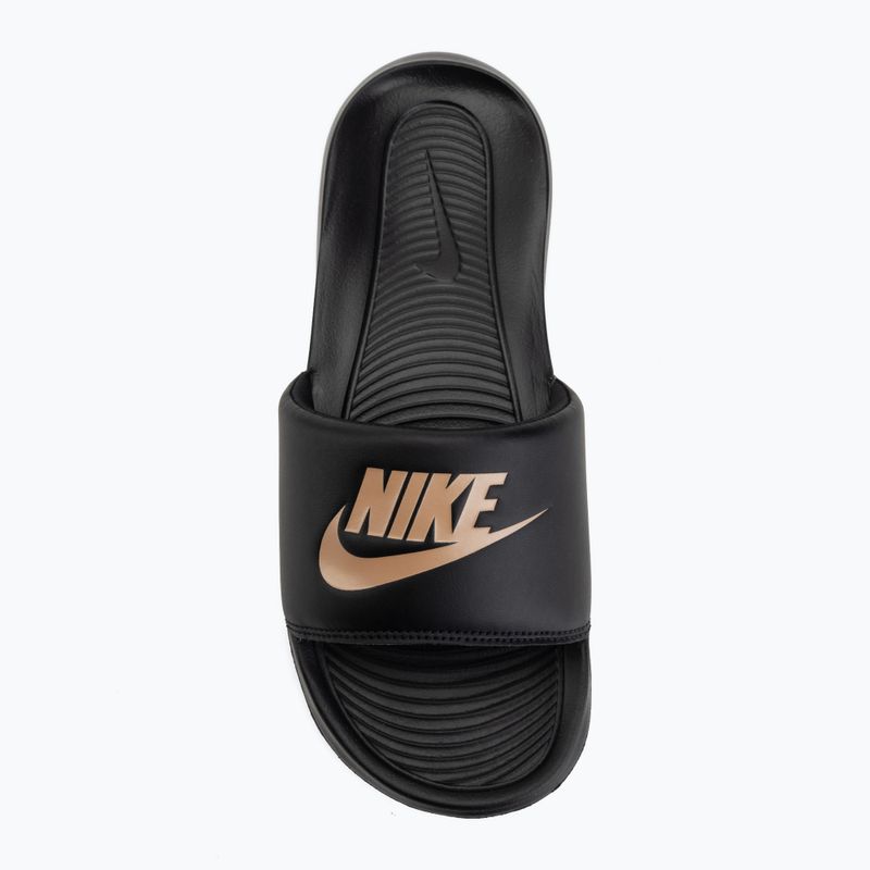 Дамски чехли Nike Victori One Slide black/black/metallic red bronze 5