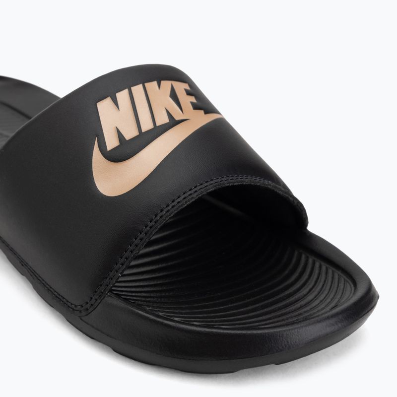 Дамски чехли Nike Victori One Slide black/black/metallic red bronze 7