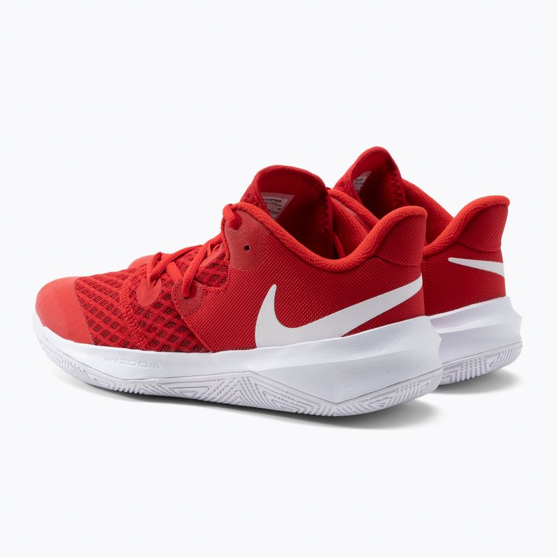 Обувки за волейбол Nike Zoom Hyperspeed Court червено/бяло 3