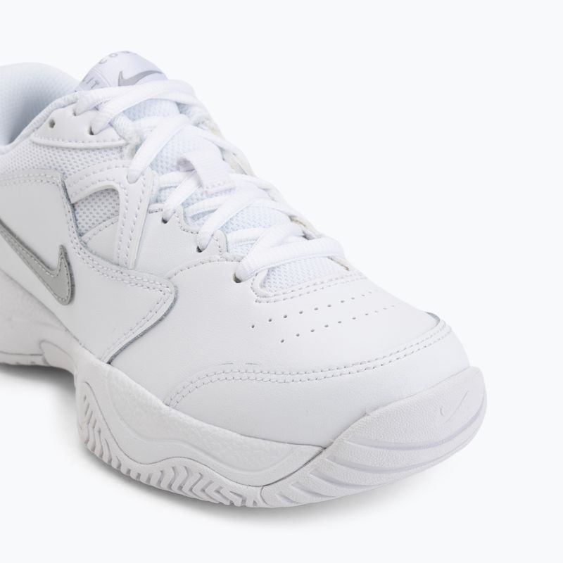 Детски тенис обувки Nike Court Lite 2 Jr white/metallic silver 7