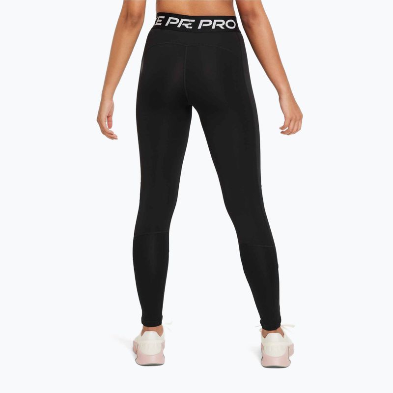 Детски клин Nike Pro Dri-FIT black/white 3