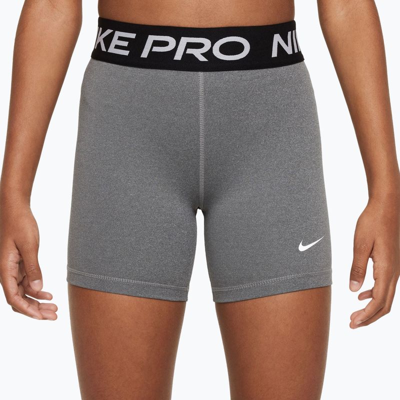 Детски шорти Nike Pro carbon heather/white 3