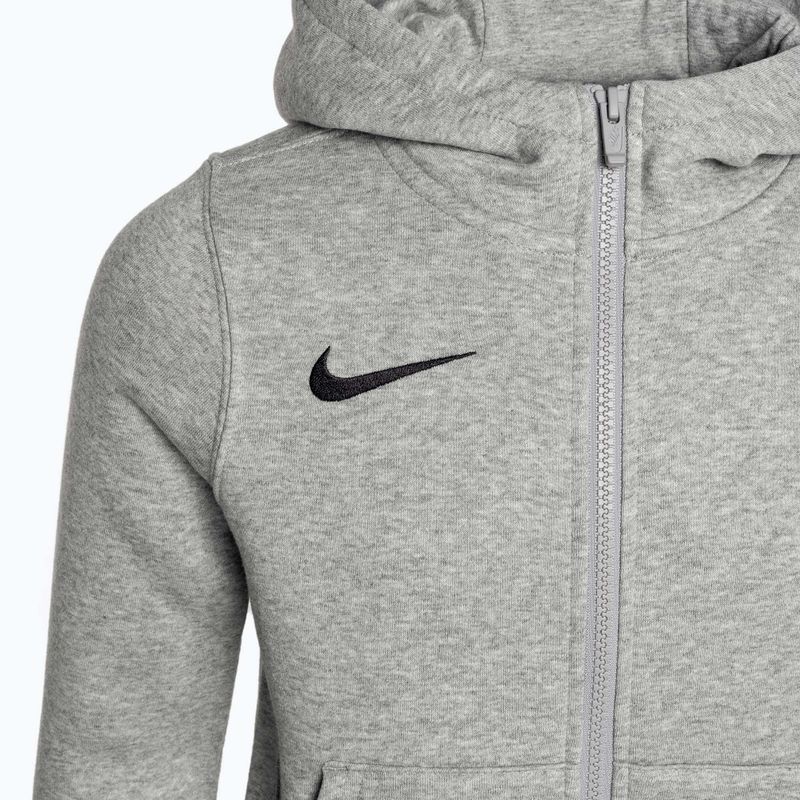 Детска блуза с цип Nike Park 20 dk grey heather/black 3