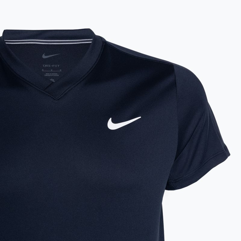 Мъжка тениска Nike Court Dri-FIT Victory обсидиан/обсидиан/бяло 3